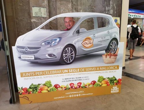 Isleña de Motores y el Mercat del Olivar celebran 100 años en Mallorca sorteando un Opel Corsa!